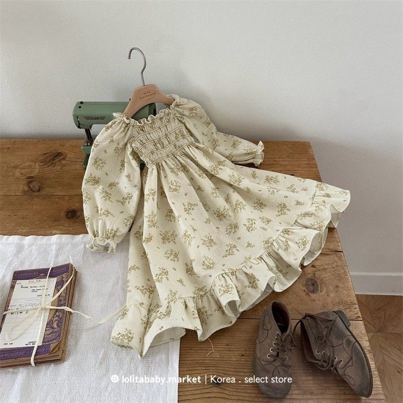 [Mommyhoky]- Jessyca _Dress smocked anak Premium Gaun pesta anak import Grace Dress anak perempuan