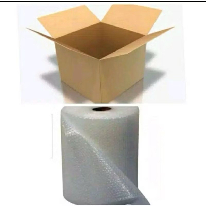 

Extra dus & buble wrap tambahan packing