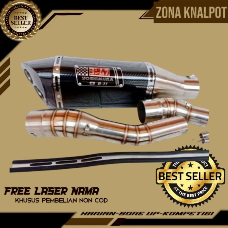 Knalpot Yoshimura R11 fullkarbon cbr150/ninja250/cbr250/R25/MT25/cb150
