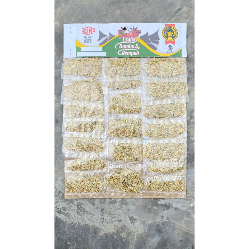 

adas manis asli rempah minangkabau isi 20pcs/ pack