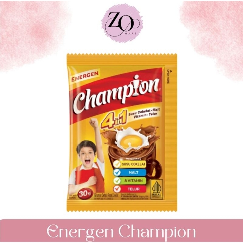 

Energen Champion 35 Gram isi 10 sachet