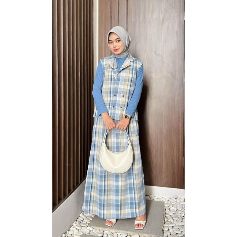 SETELAN ROK 3 IN 1 KOTAK TRISET ATHAYAA DAILY