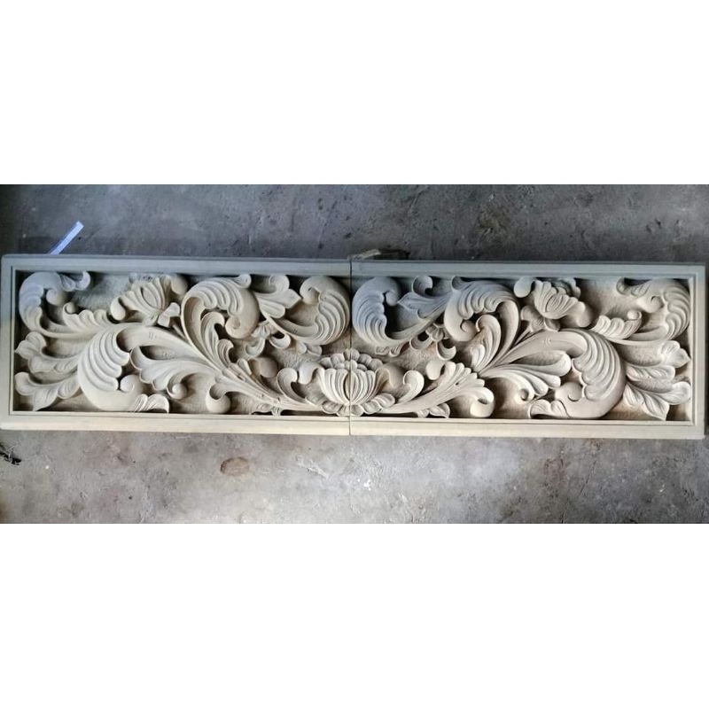 ukiran batu alam motif ornamen klasik