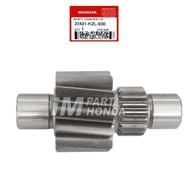 [23421-KZL-930] GEAR COUNTER SHAFT / GIGI TRANSMISI RASIO GARDAN KECIL BEAT FI / CBS 2012 2013 2014 