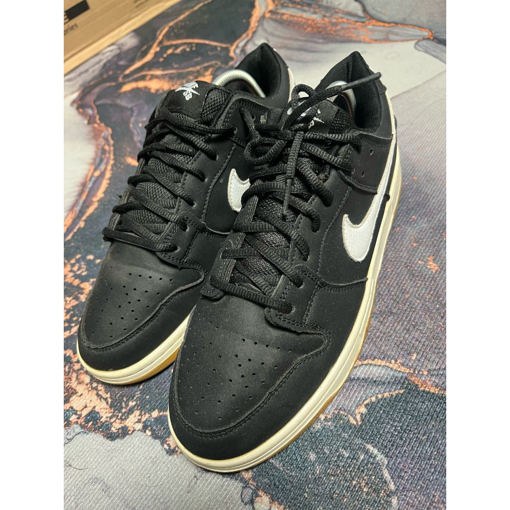 Sepatu Nike SB Dunk Low Pro Fog Black White Size 43 (265mm)