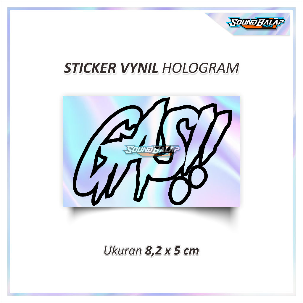 

Stiker Viral Gas Herex Racing Hologram Bijian - soundbalapblitar