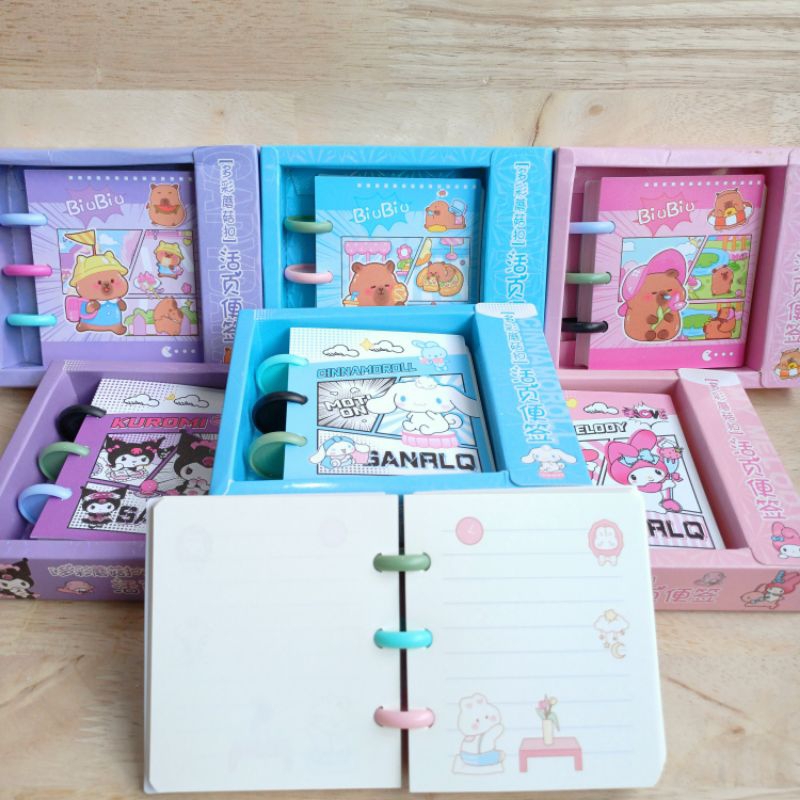 

Note ring tebal CAPYBARA SANRIO 2811R