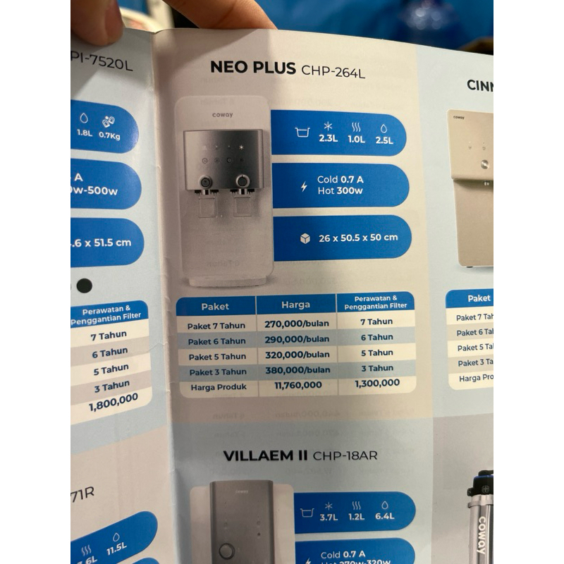 [BACA DEKRIPSI] Coway Water Purifier Neo Plus Dispenser RO Pemurni Air Paket 6 Bulan