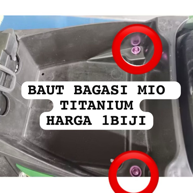 (TITANIUM)BAUT BAGASI MIO TITANIUM