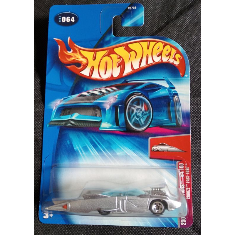 HOT WHEELS CROOZE FAST FUSE SILVER