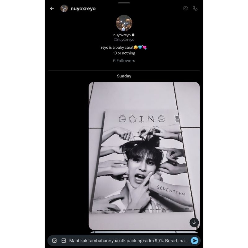 BOOKED GOING SEVENTEEN MAGAZINE VOL. 1 GOMAGZ MAGAZINE ONLY