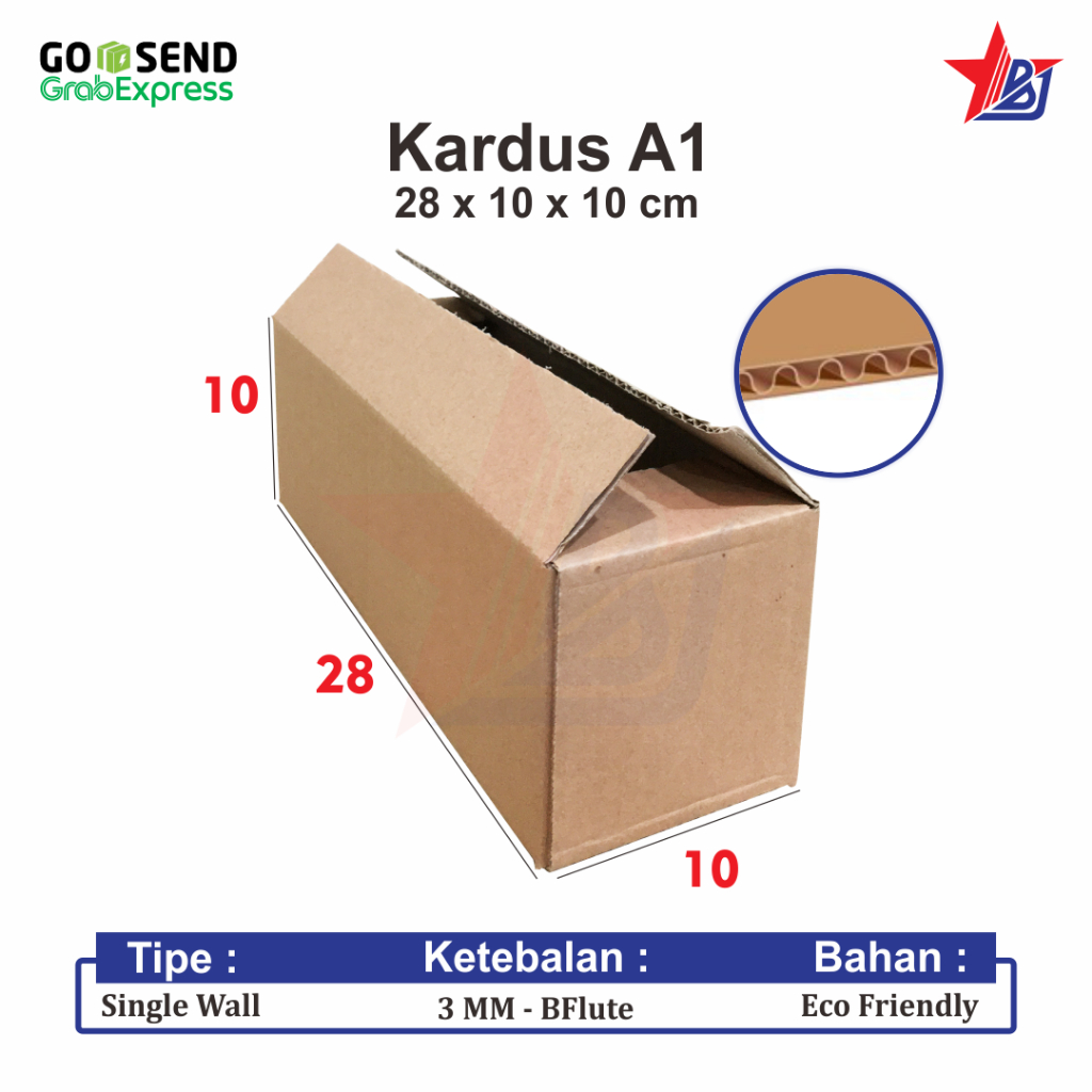 

[INSTANT] KARDUS BOX 28X10X10CM KARTON KOTAK POLOS DUS PACKING BOTOL TUMBELR SANDAL(28 x 10 x 10 cm)