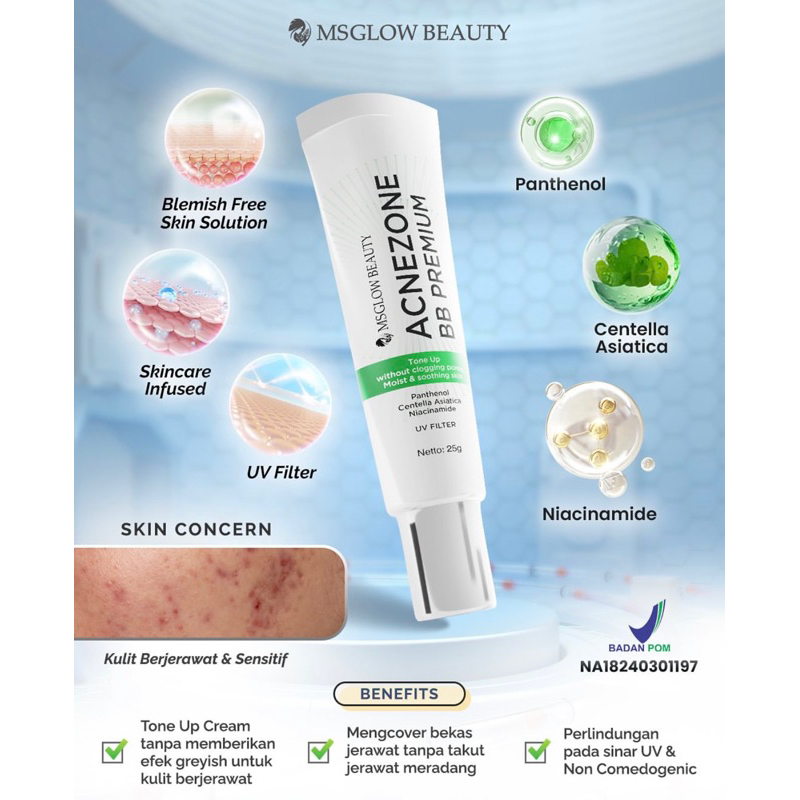 MS GLOW Acne zone BB premium