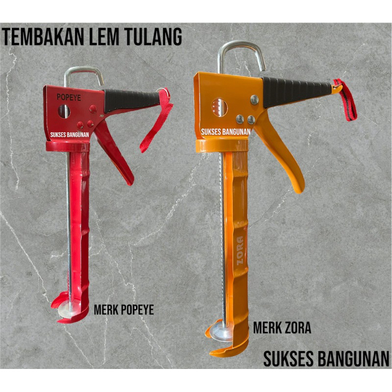 

(BAGUS BERKUALITAS) Tembakan lem tabung / gun silikon