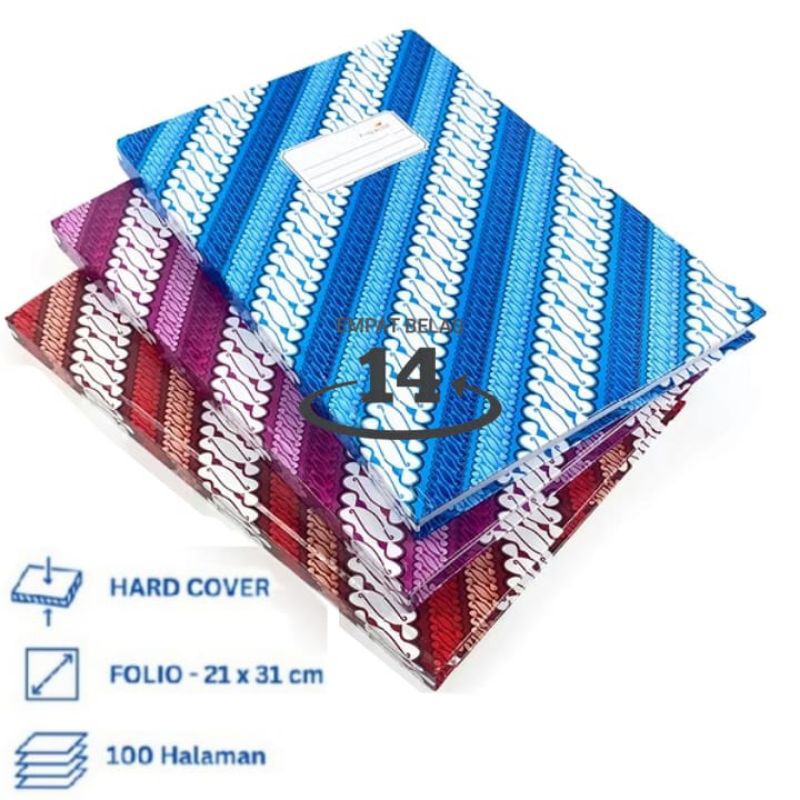 

Buku Hardcover Folio 100 Lembar Paperline ( Per 1 Buku )