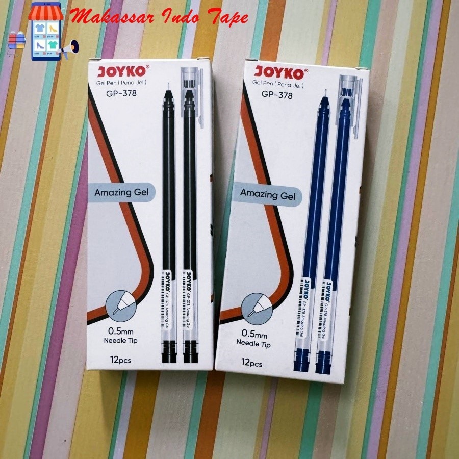 

[BOX/12PCS] Joyko Amazing Gel Pen Black Blue Red GP-378