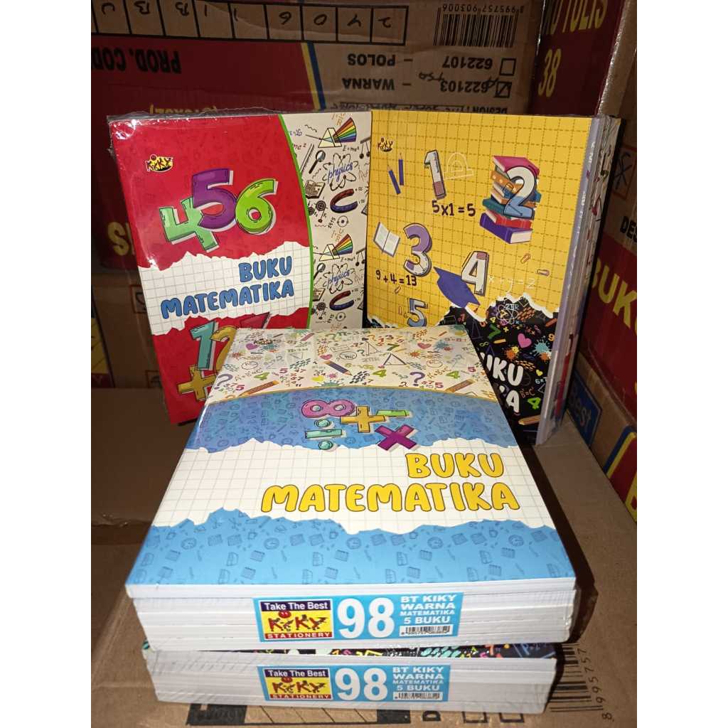 

BUKU TULIS KIKI MATEMATIKA KOTAK KOTAK KECIL ISI 98 LEMBAR
