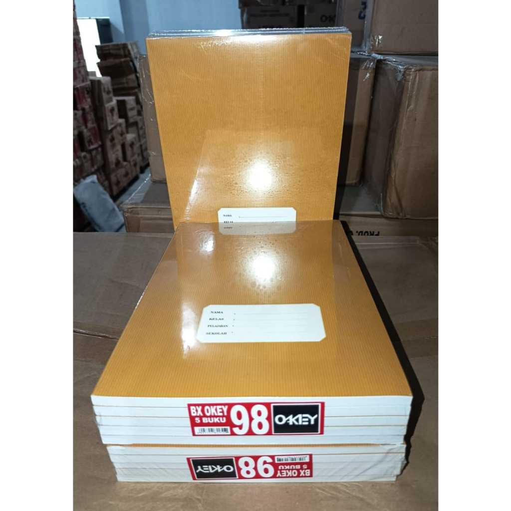 

BUKU TULIS OKEY BOXY ISI 98 LEMBAR KRAFT