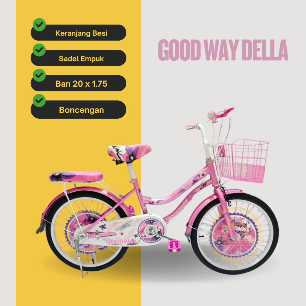 20 INCH SEPEDA ANAK CEWEK MINI  LISELLA INTERBIKE  VELION