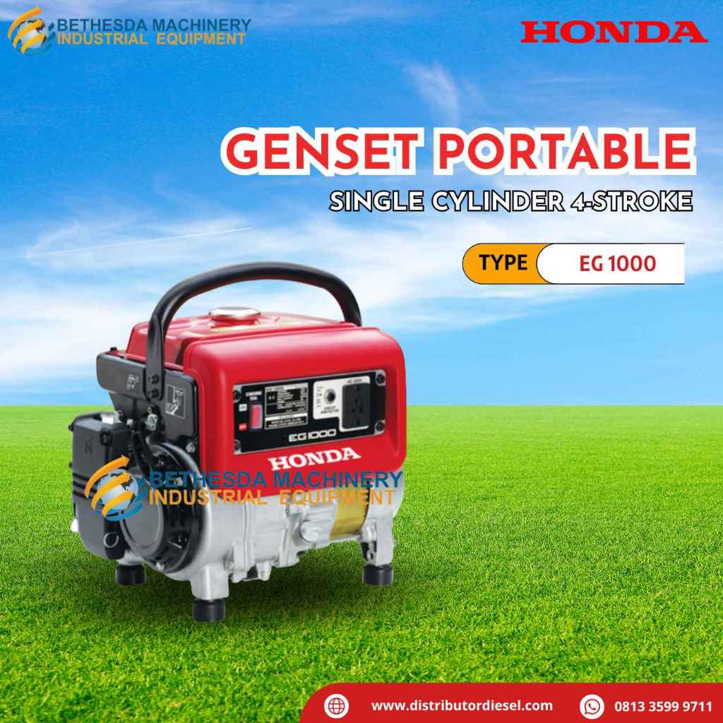 Genset Honda Portable EG1000 Inverter Gasoline