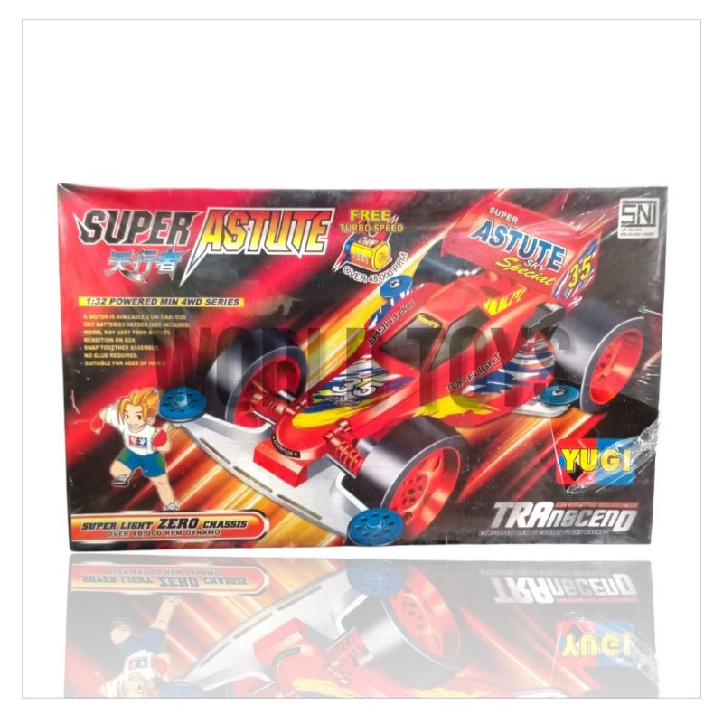 Mainan Mobil Tamiya Super Astute 4WD Series Gokey Super Light Zero Chassis Toys Kid Tamiya