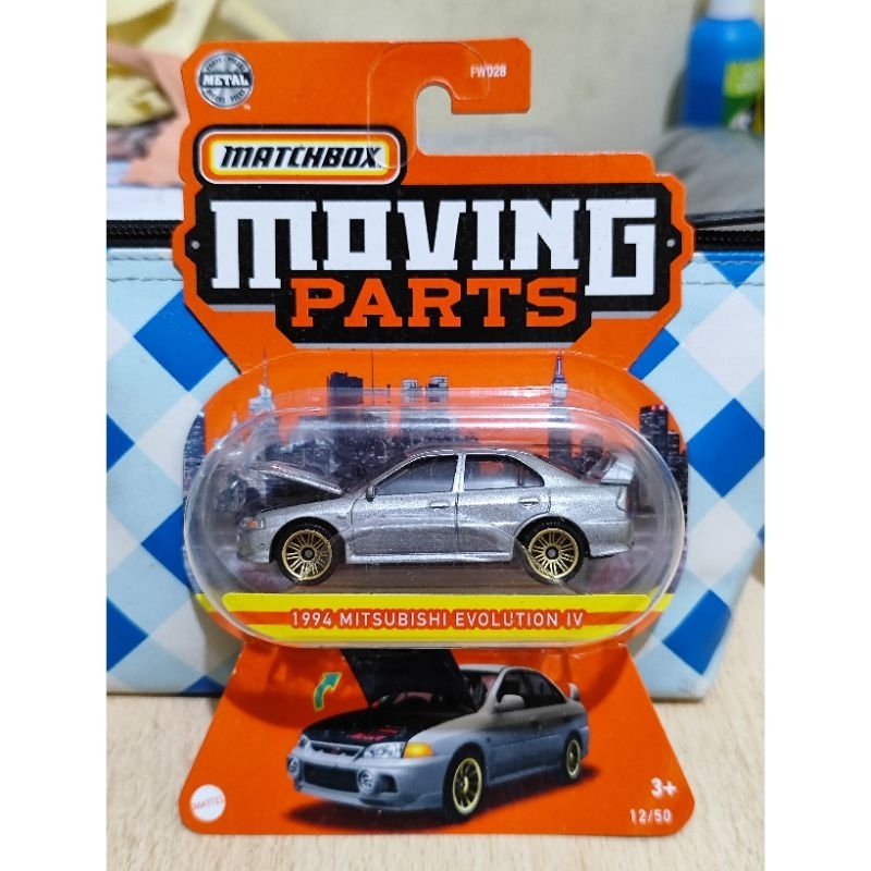 Matchbox Moving Parts 1994 Mitsubishi Lancer Evolution 4 IV