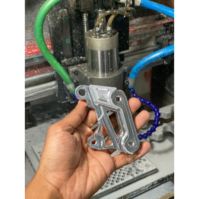 breket kaliper asli cnc ninja r disk 300 kaliper std samurai rcb