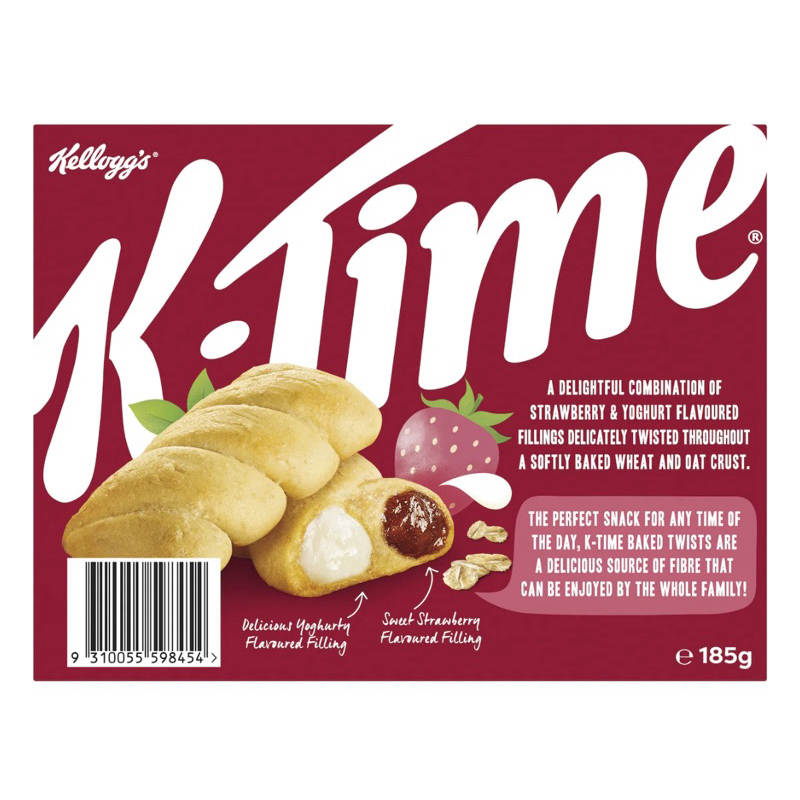 

Kellogg's k-Time Baked Twists Flavour Snack Bars 5 Pack