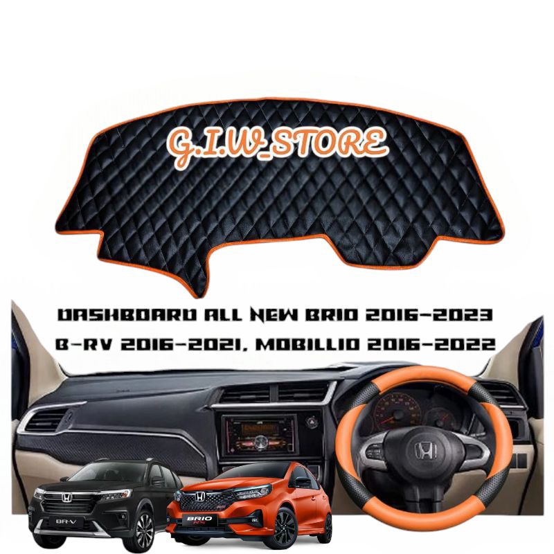 Alas/ Cover Dashboard + Sarung Stir All New Brio (2016-2023), B-RV (2016-2021), Mobilio (2016-2022)