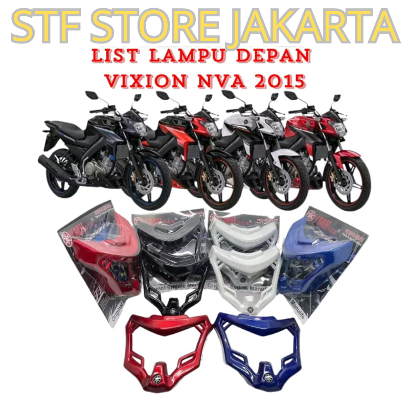 LIST LAMPU DEPAN COVER LAMPU DEPAN VIXION RING LAMPU VIXION NVA 2015 NEW VIXION ADVANCE