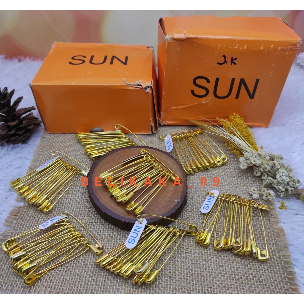 BG-SKIN PENITI SUN KECIL CAMPUR DAN BESAR JUMBO WARNA SILVER DAN GOLD ISI 12 PCS IMPORT PREMIUM / PE