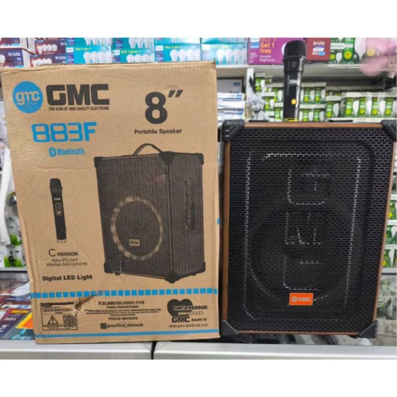 Speaker portable GMC 8 inch /Speaker GMC 883F