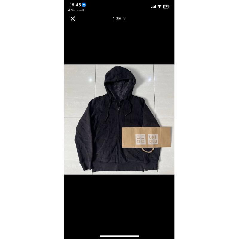 j37 jaket uniqlo original