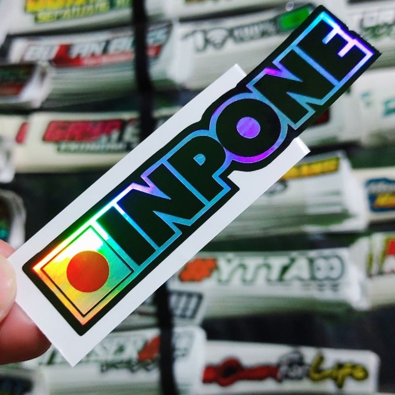 

stiker inpone hologram