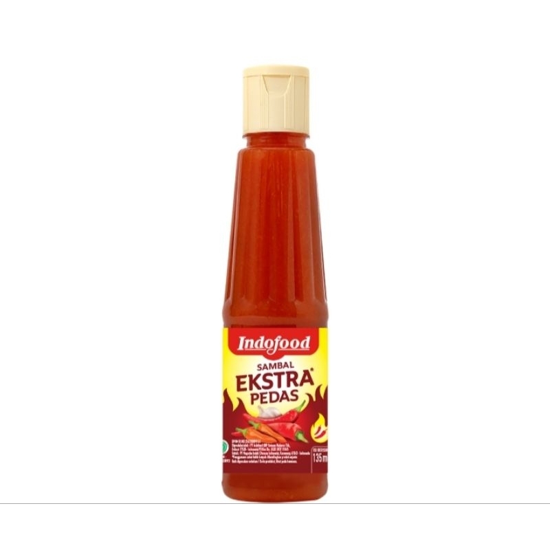 

Indofood sambal ekstra pedas botol 135 ml
