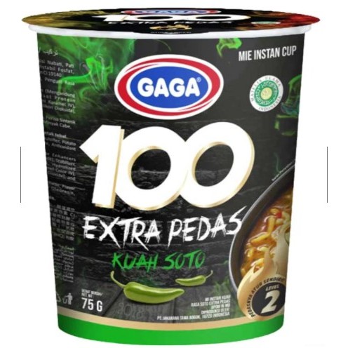 

Gaga Mie Cup Kuah Soto - Extra Pedas - 75 gr