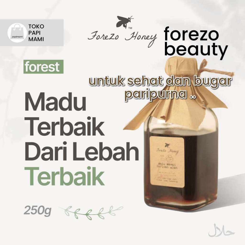 

Madu Kecantikan Alami Masker Wajah Cantik Forezo Beauty original untuk wajah dan diminum Asli