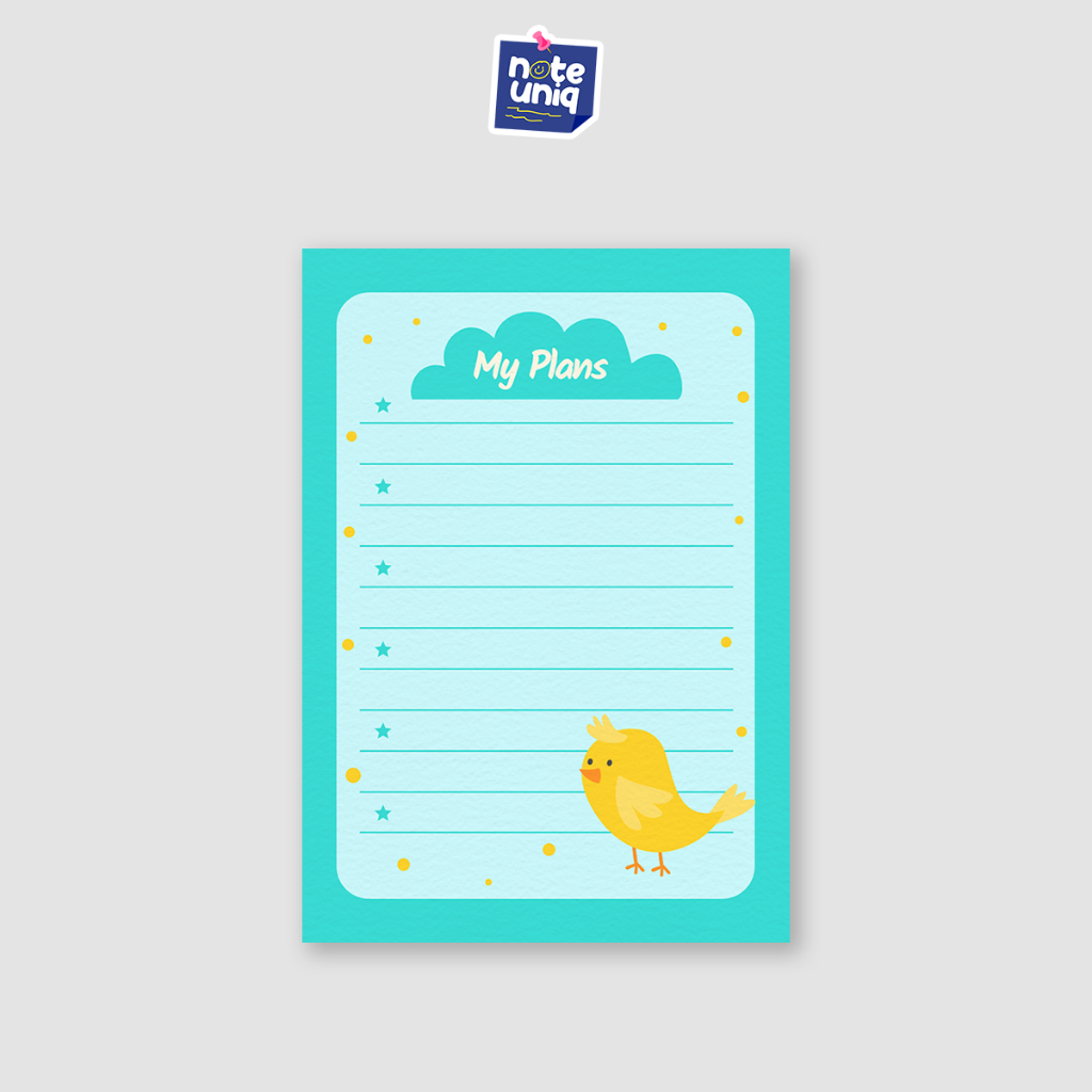 

Notepad My Plans NP0112 - Isi 50 Lembar