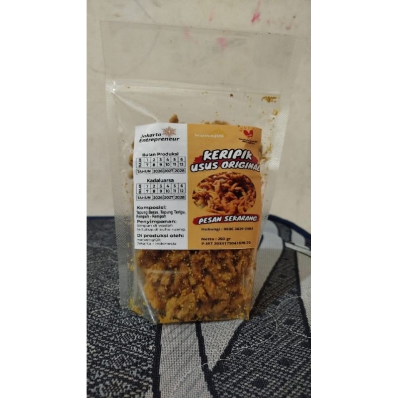 

keripik usus ayam varian original