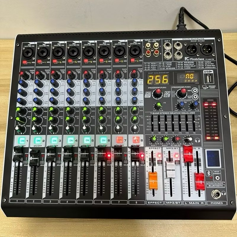 POWER MIXER FIRSTCLASS FC 809 PM / 809PM / FC809 PM (ORIGINAL)600w x 2