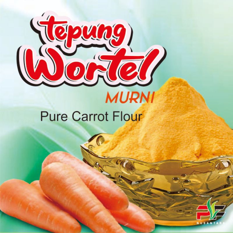 

carrot powder/tepung wortel/serbuk bubuk wortel. 250 gram