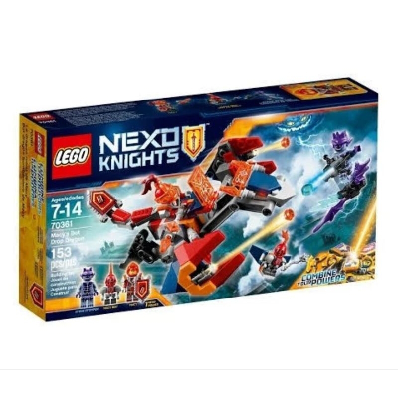 Lego Nexo Knights 70361 Macy's Bot Drop Dragon