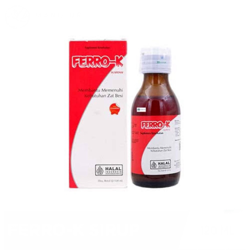 FERRO-K SIRUP 120 ML | Suplemen Zat Besi untuk Anak