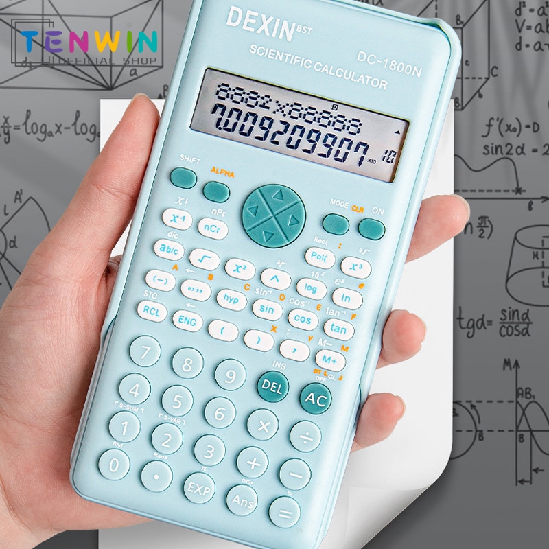 

Kalkulator Sekolah Scientific 6 Colour Kalkulator ilmiah Calculator Ujian Sin Cos Tan Function 240+