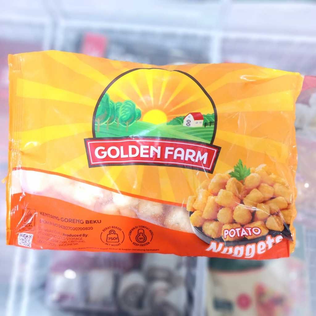 

Golden Farm Potato Nugget 750gr - Kentang Goreng Beku | Festive Frozen Food
