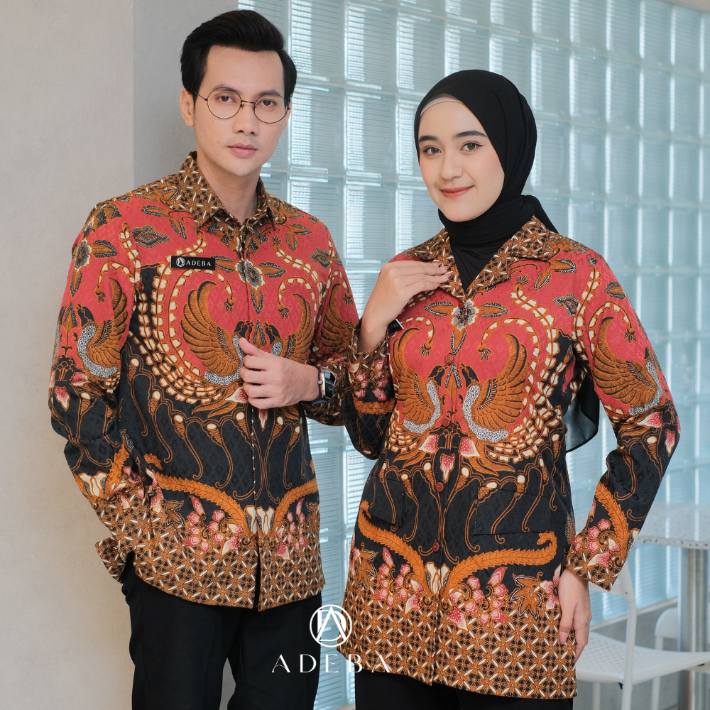 ADEBA - Seragam Kemeja Kemenkumham Baju Batik Kemenkumham Terbaru Register original