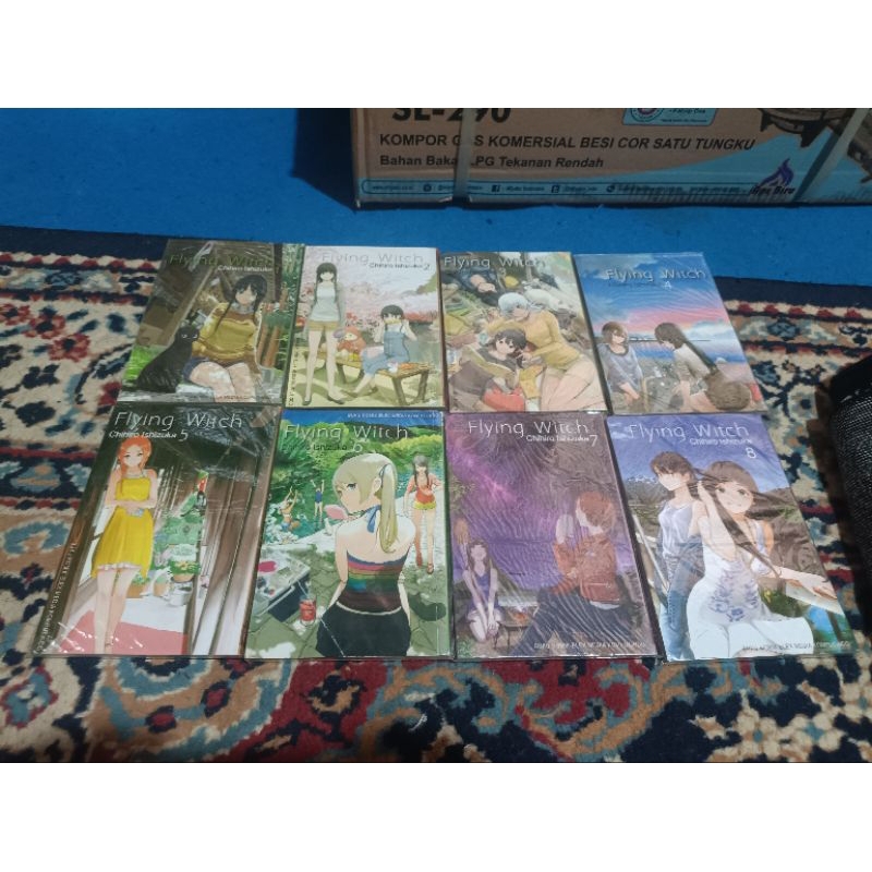 Komik flying witch set 1-8 / komik flying witch vol 1-8 / komik flying witch full set vol 1,2,3,4,5,