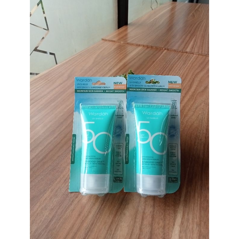 Wardah uv Shield airy smooth sunscreen 50spf pa+++