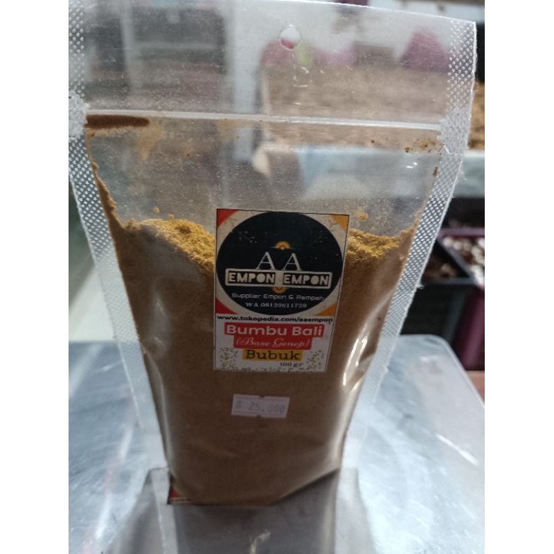 

Bubuk bumbu Bali 100gr