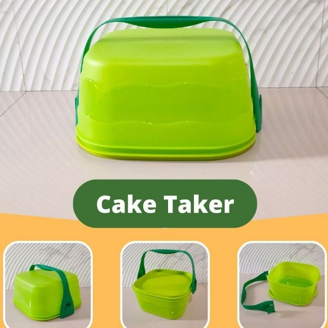 Cake taker ungu - merah